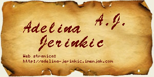 Adelina Jerinkić vizit kartica